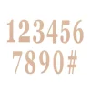 Badaboum 12 Chiffres Adh Sifs Rose Gold En Carton