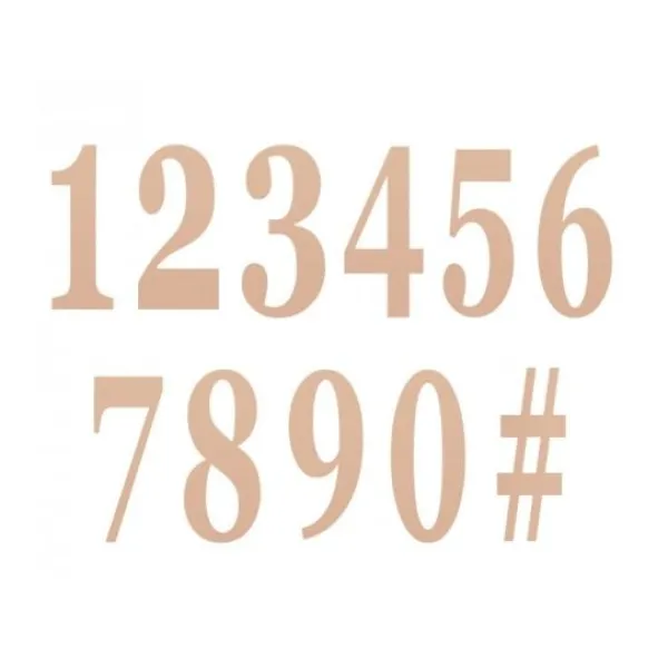Badaboum 12 Chiffres Adh Sifs Rose Gold En Carton