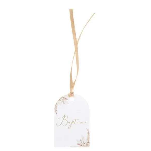 Discount 10 Etiquettes Theme Bapt Me Pampas Fleurs De Coton Theme Bapteme