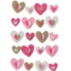 Badaboum 20 Feutrines Forme Coeurs