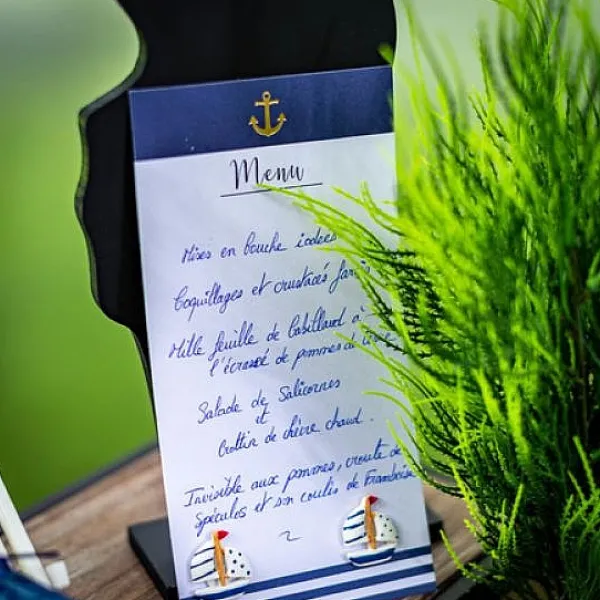 Badaboum 10 Menus Theme Marin Ancre Mariniere Hot
