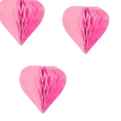 Badaboum 3 Mini Coeurs Alv Ol S 8Cm Rose