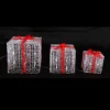 Badaboum 3 Paquets Cadeaux De Noel Lumineux En Tissu Assortis Online