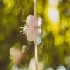 Badaboum 6 Pinces Papillons Plumettes Blanches