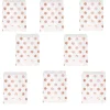 Badaboum 8 Sachets A Dragees Blancs A Pois Rose Gold