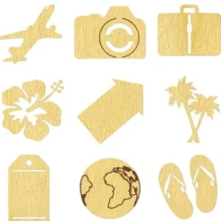 Badaboum 27 Silhouettes En Bois Voyage A Personnaliser