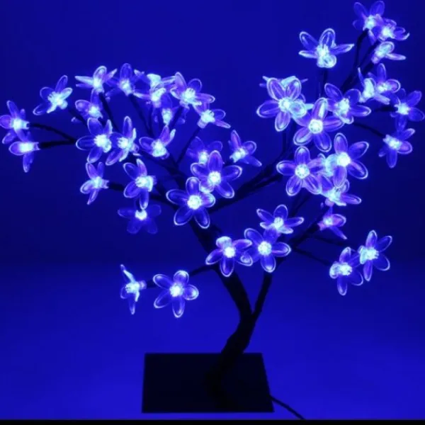 Badaboum Arbre Lumineux De Noel Extérieur Bleu 48Led