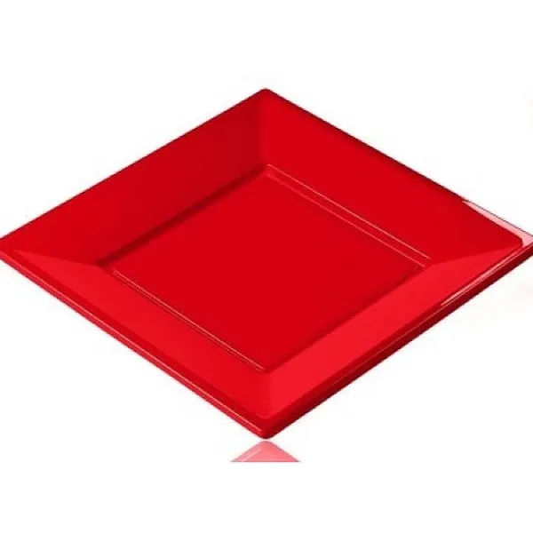 Badaboum Assiette De Noel Jetable Carr E 23 Cm X 12 Pi Ces Best