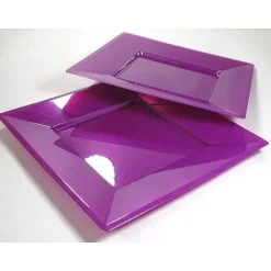 Badaboum Assiette De Noel Jetable Carr E 23 Cm X 12 Pi Ces Best