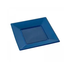 Badaboum Assiette Dessert De Noel Carr En Plastique Rigide X 12 Pi Ces