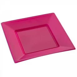 Badaboum Assiette Dessert De Noel Carr En Plastique Rigide X 12 Pi Ces