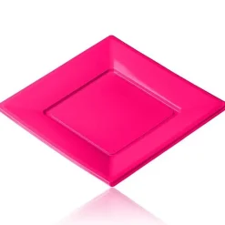 Badaboum Assiette Dessert De Noel Carr En Plastique Rigide X 12 Pi Ces