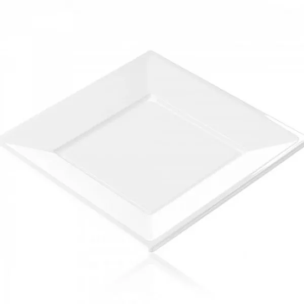 Badaboum Assiette Dessert De Noel Carr En Plastique Rigide X 12 Pi Ces