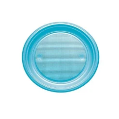 Badaboum Assiette Dessert En Plastique Ronde 17Cm Couleur X 25 Pi Ces