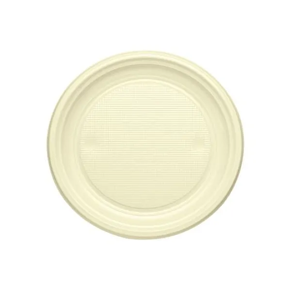 Badaboum Assiette Dessert En Plastique Ronde 17Cm Couleur X 25 Pi Ces