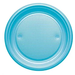Badaboum Assiette En Plastique Ronde 22Cm Couleur X 20 Pi Ces Best