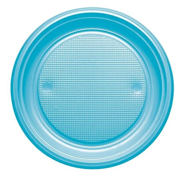 Badaboum Assiette En Plastique Ronde 22Cm Couleur X 20 Pi Ces Best