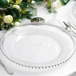 Sale Assiette Plastique Perle Argent X 6 Pi Ces Theme Eco-Responsable