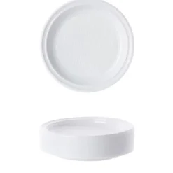 Discount Assiette Plastique R Utilisable Blanche 17Cm X 50 Pi Ces Theme Eco-Responsable