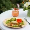 Discount Assiette Ronde En Feuille De Palmier 23Cm X 6 Pi Ces Theme Eco-Responsable