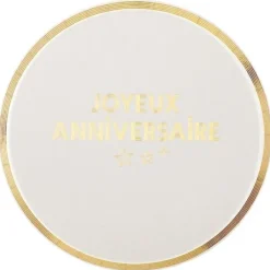 Clearance Assiettes En Carton Joyeux Anniversaire Or 23 Cm X10 Pi Ces Theme Joyeux Anniversaire