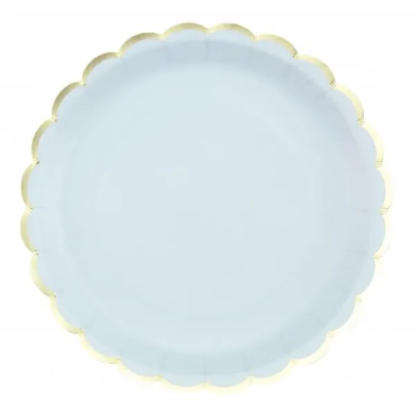 Discount Assiettes Festonn Es 23 Cm Pastel Assortis X 8 Pi Ces Theme Deco Pastel