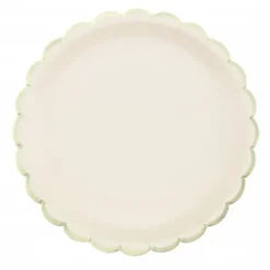 Discount Assiettes Festonn Es 23 Cm Pastel Assortis X 8 Pi Ces Theme Deco Pastel