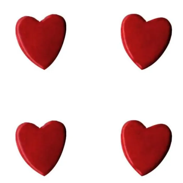 Badaboum Attache Parisienne Coeur Rouge X 50