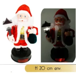 Badaboum Automate Pere Noel Avec Lumignon Outlet