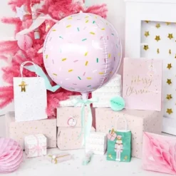 Clearance Ballon Boule Mylar Pastel Theme Deco Pastel