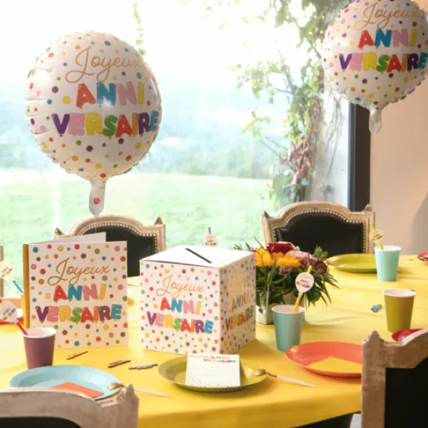 Clearance Ballon G Ant Joyeux Anniversaire Ballon 45 Cm Theme Joyeux Anniversaire