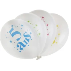 Ballon Gonflable Chiffre Joyeux Anniversaire X8 Theme Joyeux Anniversaire
