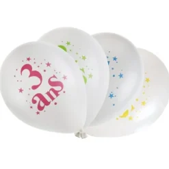 Discount Ballon Gonflable Chiffre 3 Joyeux Anniversaire X8 Theme Joyeux Anniversaire