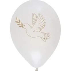 Ballon Gonflable Commmunion Blanc X8 Pi Ces Theme Communion