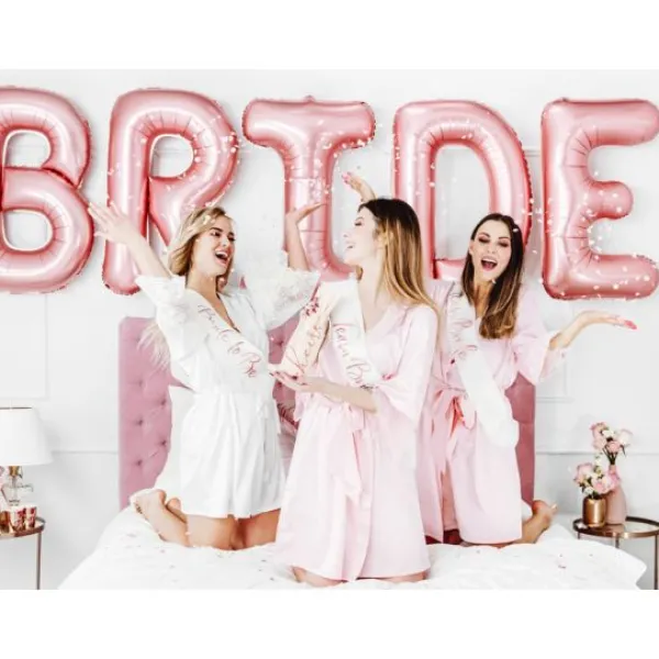 Badaboum Ballon Mylar G Ant Bride Rose Gold