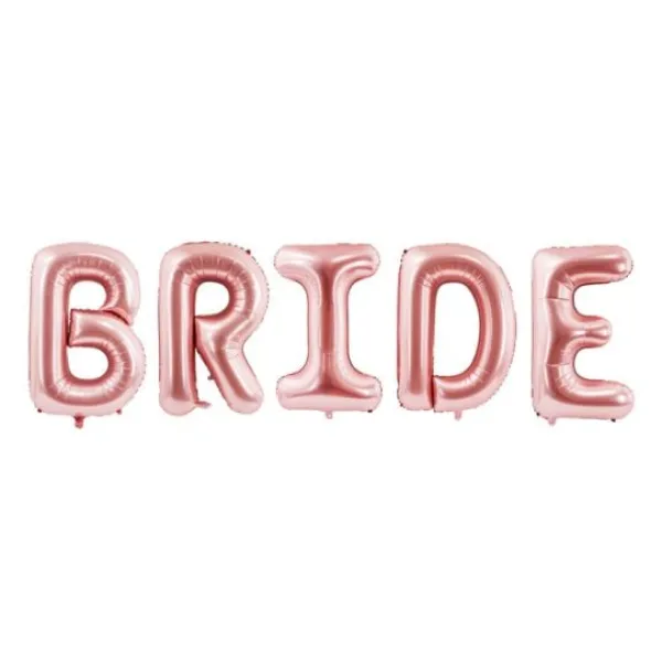 Badaboum Ballon Mylar G Ant Bride Rose Gold