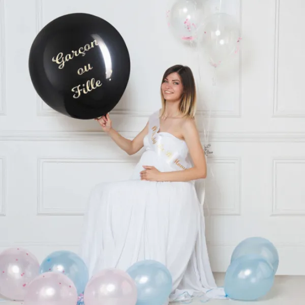 Best Ballon Noir Gender Reveal Fille G Ant Theme Gender Reveal