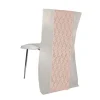 Bande De Dentelle Rose Pour Housse De Chaise X 3 Pi Ces Theme Dentelle