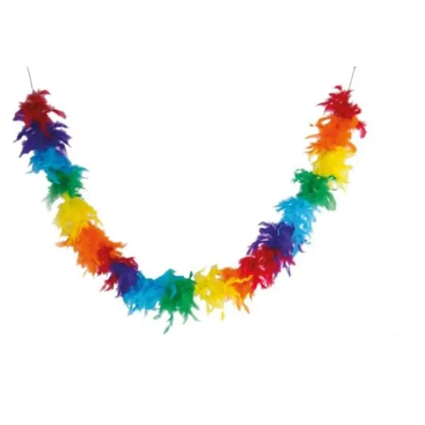 Badaboum Boa Plumes Arc-En-Ciel