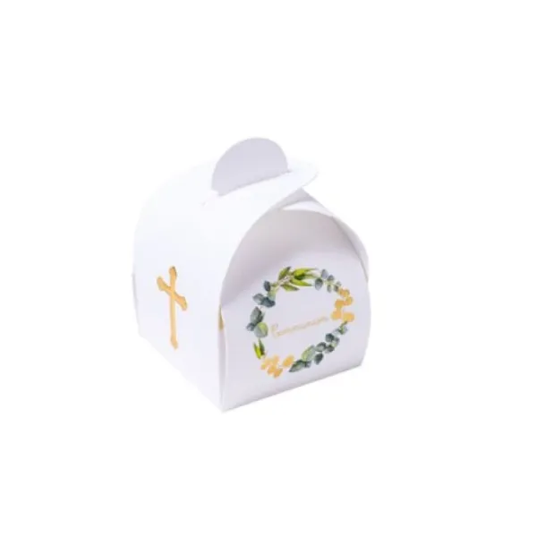 Hot Boite A Dragees Communion Theme Eucalyptus X 10 Pi Ces Theme Communion