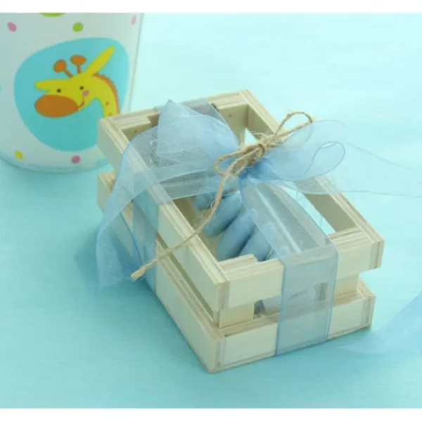 Badaboum Boite A Dragees En Bois Cagette Rectangle