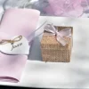 Best Boite Dragees Carr E En Jute Naturelle X 4 Pi Ces Theme Jute