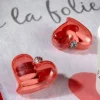 Badaboum Boite Dragees Coeur Virgule Rouge