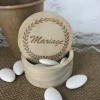Badaboum Boite Dragees En Bois Grav Mariage