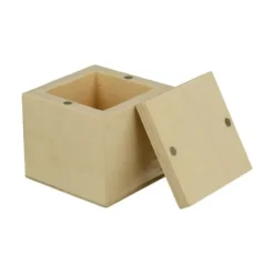 New Boite En Bois Carr E A Personnaliser Theme Eco-Responsable