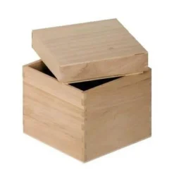 Sale Boite En Bois Cube A Personnaliser Theme Eco-Responsable