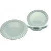 Badaboum Bol En Plastique Argent Diamant 18Cm X 5 Pi Ces