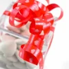 Badaboum Bolduc Rouge Avec Coeur Blanc 50 M Tres