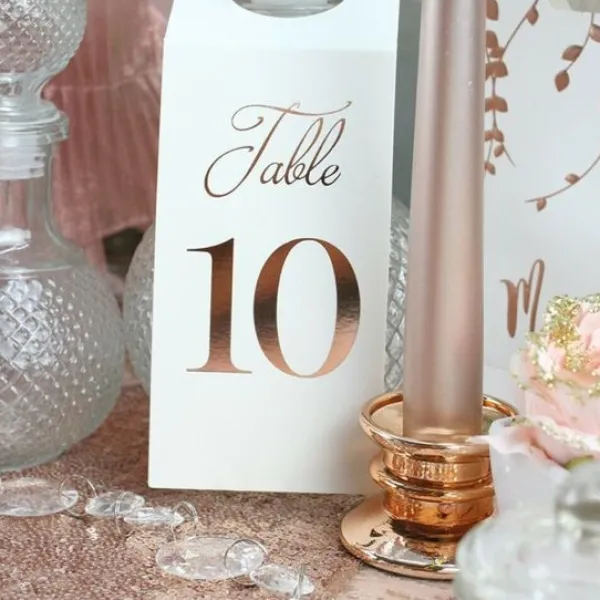 Badaboum Bougeoir Mariage Suede Rose Gold