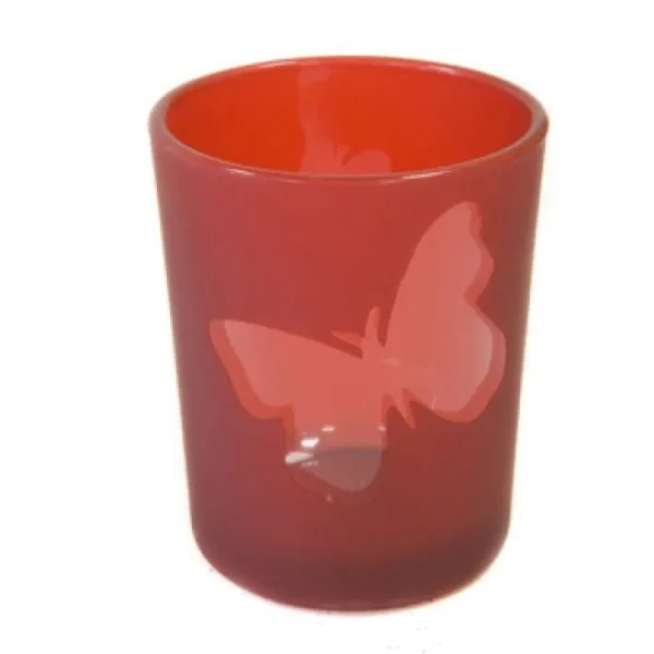 Badaboum Bougeoir Pas Cher Papillon Rouge